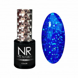 NAIL REPUBLIC   Гель-лак с шиммером   10мл   Frozen   #465