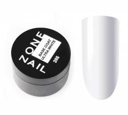 ONE NAIL   База камуфлирующая жесткая  Base  ULTRA WHITE  (шайба)   30мл
