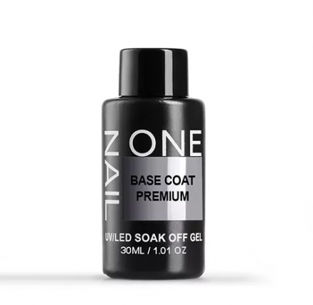 ONE NAIL   База прозрачная   PREMIUM base  (бутылка)   30мл