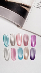 NAIL REPUBLIC   Гель-лак кошачий глаз   10мл   Silk CATS   #118