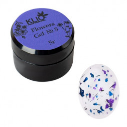 KLIO  Гель с сухоцветами  FLOWERS GEL  5г (банка)  №05
