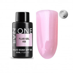 ONE NAIL   Гель для укрепления   Fluid gel   #26   30г   (бутылка)