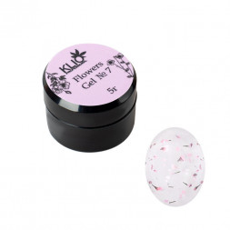 KLIO  Гель с сухоцветами  FLOWERS GEL  5г (банка)  №07