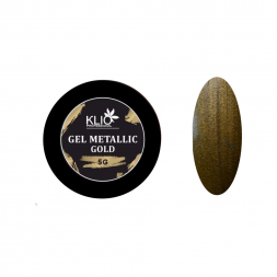 KLIO   Гель-краска  5г  Gel Metallic  GOLD