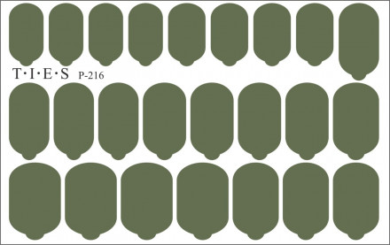 TIES   Пленка для маникюра   P-216