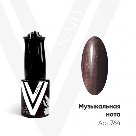 VOGUE NAILS   Гель-лак с блестками  10мл  МУЗЫКАЛЬНАЯ НОТА
