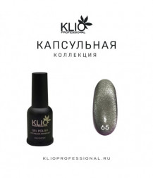 KLIO  Гель-лак  Капсульная  коллекция  8мл  №65  Серебряная кошка светлая