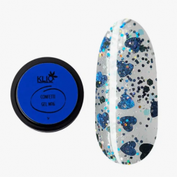 KLIO  Гель с конфетти  GEL CONFETTI  5г (банка)  №06