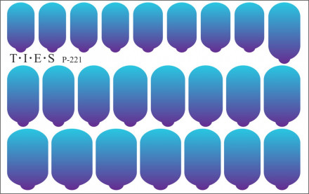 TIES   Пленка для маникюра   P-221