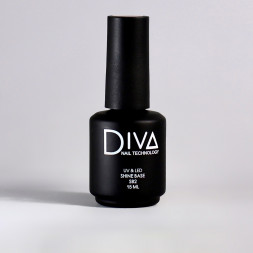 DIVA   База камуфлирующая с поталью  15мл  Base  SHINE   #SB10