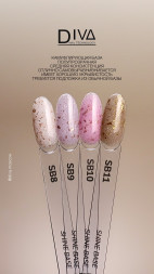 DIVA   База камуфлирующая с поталью  15мл  Base  SHINE   #SB10
