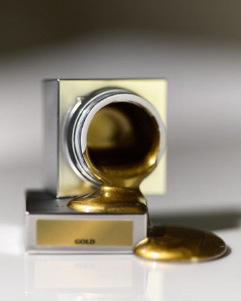 ALTA NIVELO   Гель-краска жидкле золото   5г   Gel Metallic   GOLD