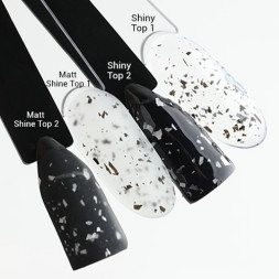 ONE NAIL   Топ матовый без л/с с шиммером  Top  MATT SHINY   #1   15мл