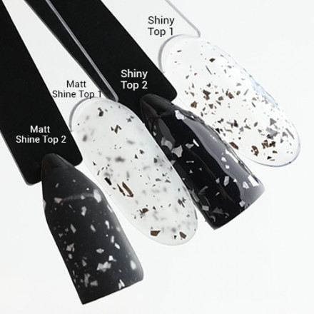 ONE NAIL   Топ матовый без л/с с шиммером  Top  MATT SHINY   #1   15мл