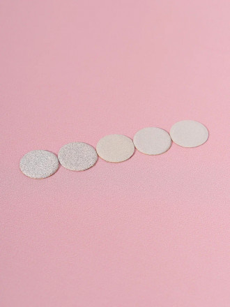 ALGEBRA BEAUTY   Сменные файлы  для педикюрного диска тонкие   SOFT WHITE   (50шт)   S (15мм)   #320
