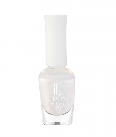 IQ BEAUTY   Укрепитель отбеливающий для лишенных блеска и пигментированных ногтей перламутровый   12,5мл   HI-BLOND HARDENER