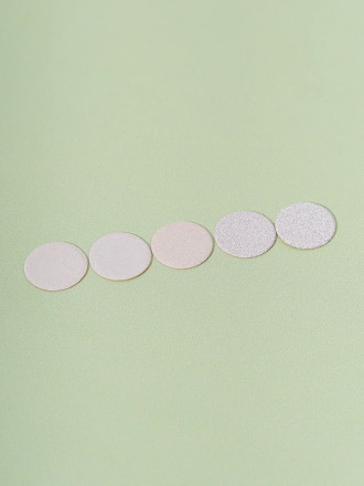 ALGEBRA BEAUTY   Сменные файлы  для педикюрного диска тонкие   SOFT WHITE   (50шт)   M (20мм)   #80