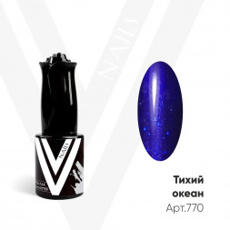 VOGUE NAILS   Гель-лак с блестками  10мл  ТИХИЙ ОКЕАН