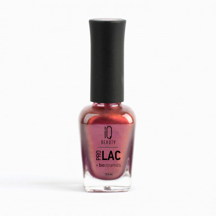 IQ BEAUTY   Лак для ногтей с биокерамикой перламутровый   12,5мл   Prolac RUBY FLARE   #096