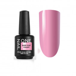ONE NAIL   База камуфлирующая жесткая  Base  YOGURT   15мл