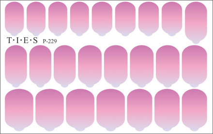 TIES   Пленка для маникюра   P-229