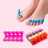 NAIL ART   Разделитель педикюрный для пальцев   100пар   (цвет в ассортименте)