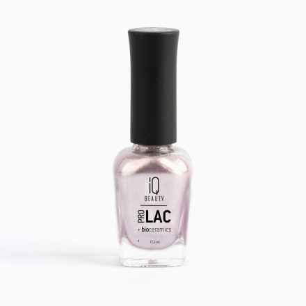 IQ BEAUTY   Лак для ногтей с биокерамикой с шиммером   12,5мл   Prolac ALUMINIUM PEONY   #099