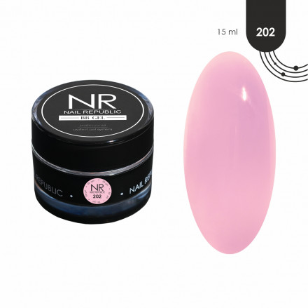 NAIL REPUBLIC   Гель моделирующий полупрозрачный средне-густой   BB-GEL Classic   #202   15г