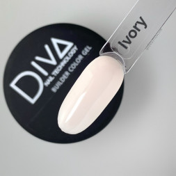 DIVA   Гель для моделирования  30мл  Builder gel   IVORY