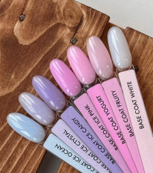 ONE NAIL   База камуфлирующая жесткая  c шиммером  Base   ICE CANDY   15мл