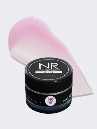 NAIL REPUBLIC   Гель моделирующий полупрозрачный средне-густой   BB-GEL Classic   #201   30г
