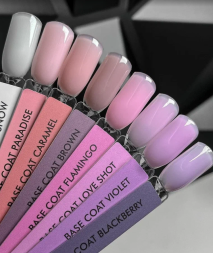 ONE NAIL   Base BROWN   50мл (бутылка)   База камуфлирующая эластичная  (легкие в снятии)
