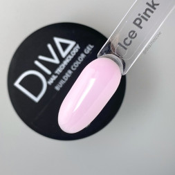 DIVA   Гель для моделирования  30мл  Builder gel   ICE PINK