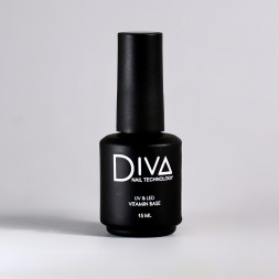 DIVA   База каучуковая прозрачная  VITAMIN Base   15мл
