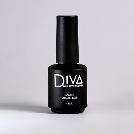 DIVA   База каучуковая прозрачная  VITAMIN Base   15мл