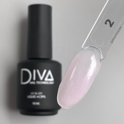 DIVA   Жидкий полигель  15мл  LIQUID ACRYL   #02