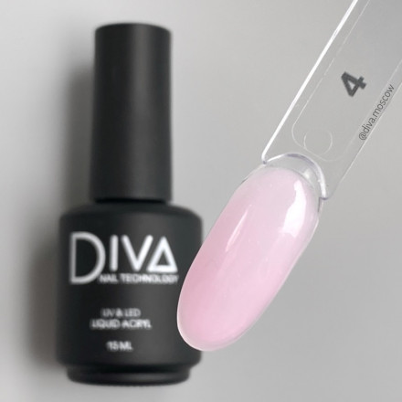 DIVA   Жидкий полигель  15мл  LIQUID ACRYL   #04