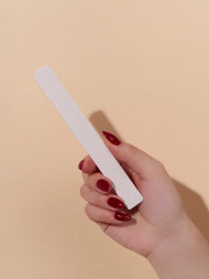 ALGEBRA BEAUTY   Смененые файлы для пилки тонкие   SOFT WHITE   (50шт)   L (150x18)   #180