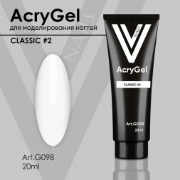 VOGUE NAILS   Полигель молочный  AcryGel CLASSIC  20мл  #02