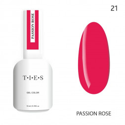 TIES   Гель-лак  10мл  PASSION ROSE   #021