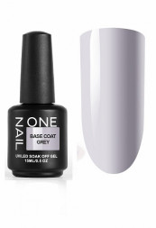 ONE NAIL   База камуфлирующая жесткая  Base   GREY   15мл
