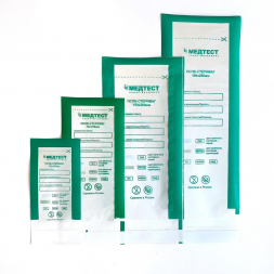 МЕДТЕСТ Крафт пакет с прозрачной стороной ЗЕЛЕНЫЙ (100шт) 100х200мм