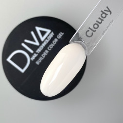 DIVA   Гель для моделирования  30мл  Builder gel   CLOUDY