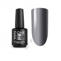 ONE NAIL   База камуфлирующая жесткая  Base   DARK   15мл