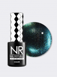 NAIL REPUBLIC   Гель-лак кошачий глаз   10мл   3D CAT   #028