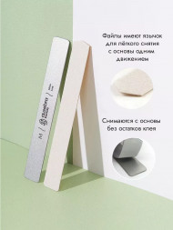 ALGEBRA BEAUTY   SOFT WHITE   Тонкие   M (20мм)   #150   (50шт)   Сменные файлы  для педикюрного диска без подложки