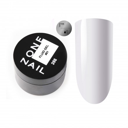 ONE NAIL   Гель для укрепления   Fluid gel   #01   30г   (шайба)