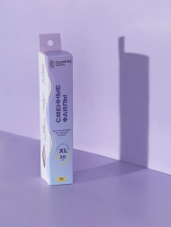 ALGEBRA BEAUTY   Смененые файлы для пилки тонкие   SOFT WHITE   (50шт)   XL (180x30)   #180
