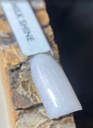ONE NAIL   База камуфлирующая эластичная с шиммером  (легкие в снятии)  Base   MILK SHINE   15мл