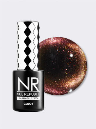 NAIL REPUBLIC   Гель-лак кошачий глаз   10мл   3D CAT   #033